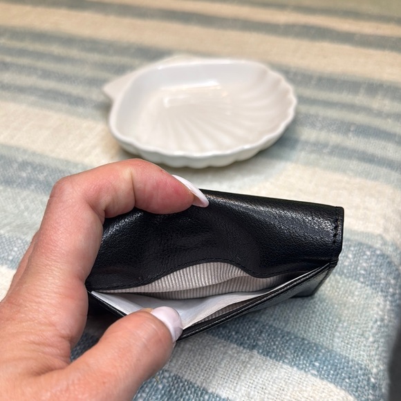 Margot Black Card Holder Leather Accessory - Picture 7 of 7